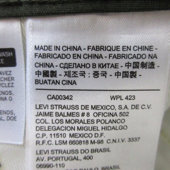 Levi's Men's Olive Chinos - Picture 4 of 12